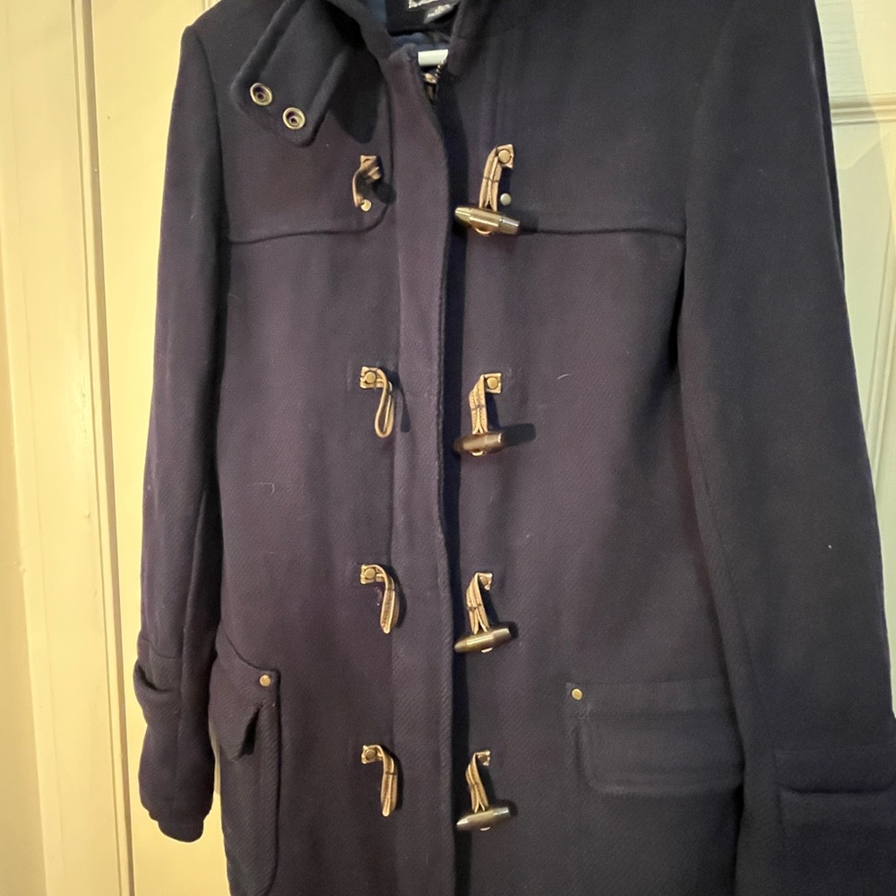 American Eagle Outfitters Dark Blue Toggle Jacket - Picture 5 of 6